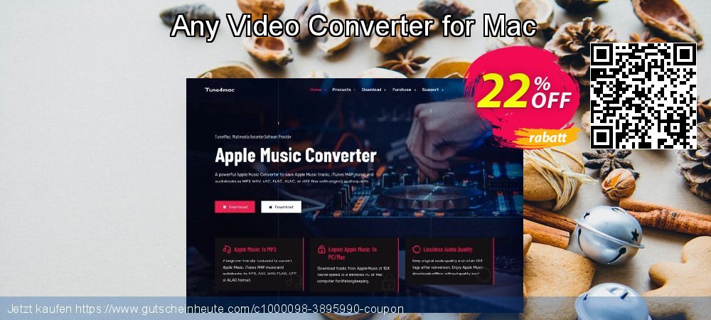 Any Video Converter for Mac spitze Ausverkauf Bildschirmfoto