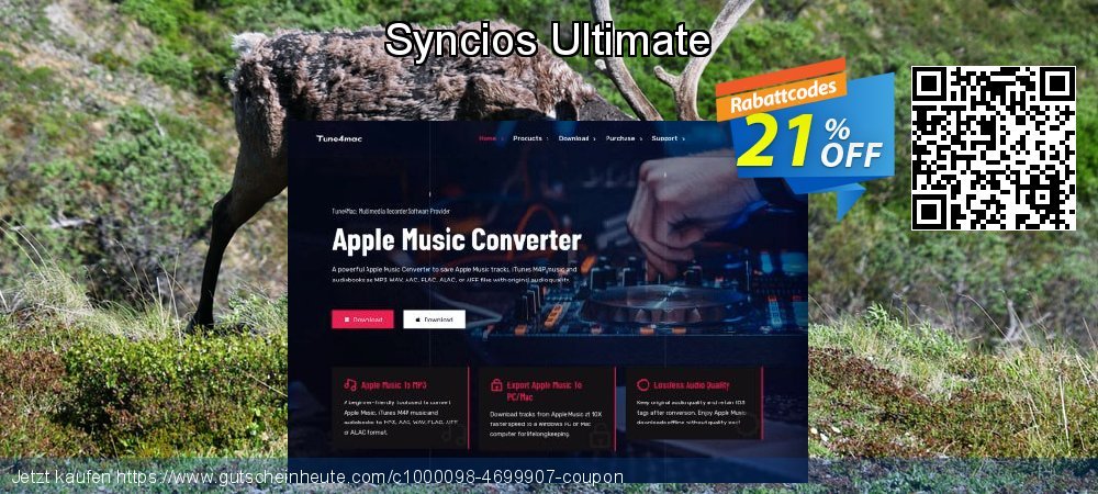 Syncios Ultimate aufregenden Förderung Bildschirmfoto