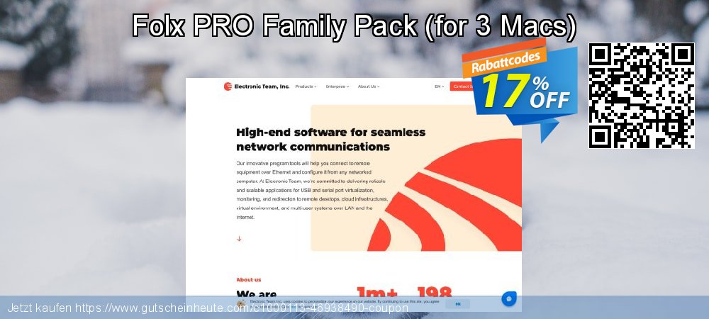 Folx PRO Family Pack - for 3 Macs  ausschließenden Preisreduzierung Bildschirmfoto