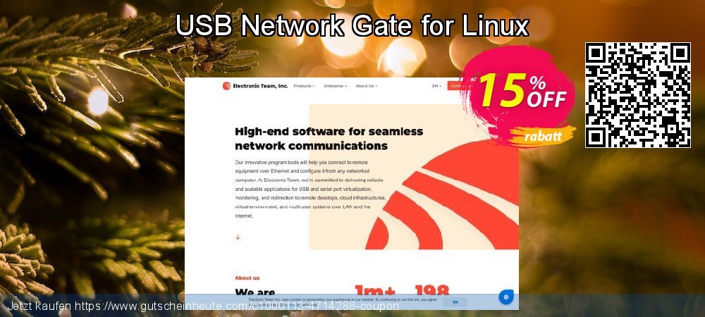 USB Network Gate for Linux atemberaubend Promotionsangebot Bildschirmfoto