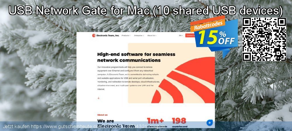 USB Network Gate for Mac - 10 shared USB devices  wunderschön Angebote Bildschirmfoto