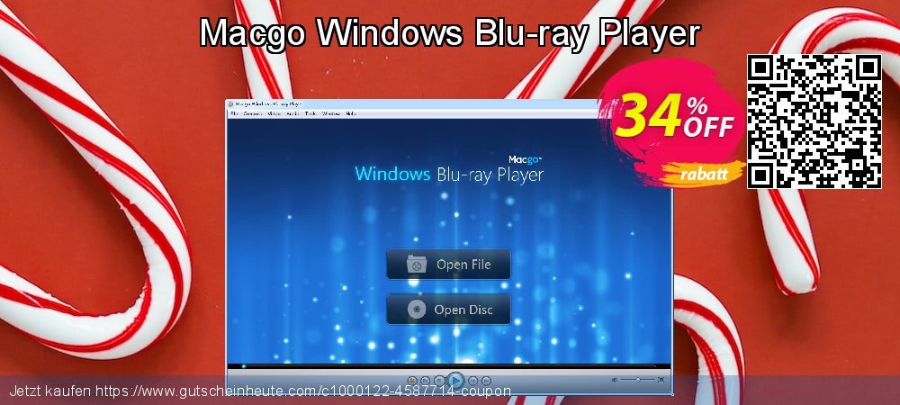 Macgo Windows Blu-ray Player besten Diskont Bildschirmfoto