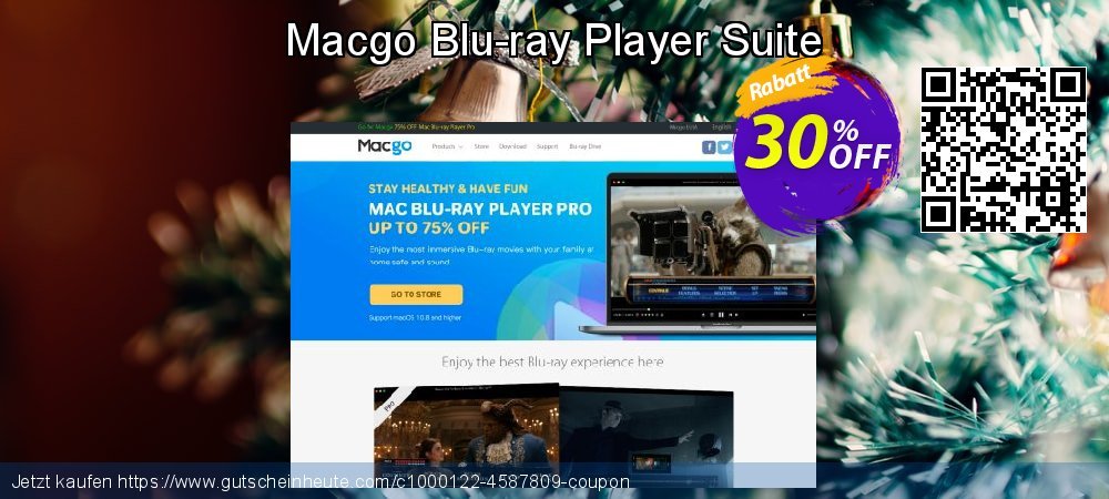 Macgo Blu-ray Player Suite erstaunlich Sale Aktionen Bildschirmfoto