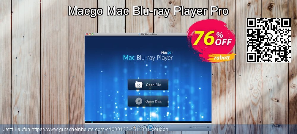 Macgo Mac Blu-ray Player Pro faszinierende Sale Aktionen Bildschirmfoto