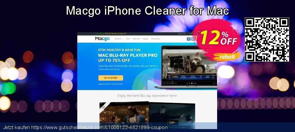 Macgo iPhone Cleaner for Mac geniale Angebote Bildschirmfoto