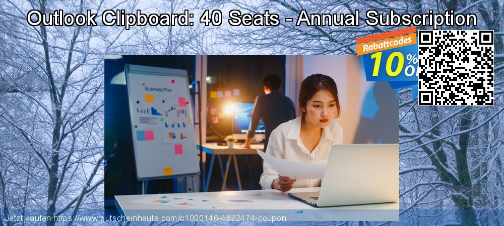 Outlook Clipboard: 40 Seats - Annual Subscription umwerfende Promotionsangebot Bildschirmfoto