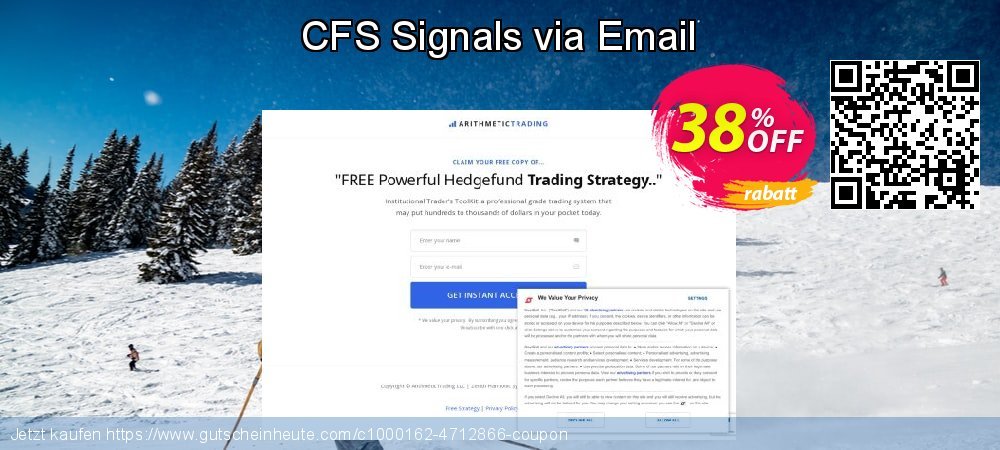 CFS Signals via Email ausschließenden Rabatt Bildschirmfoto