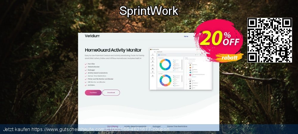 SprintWork ausschließlich Ermäßigungen Bildschirmfoto