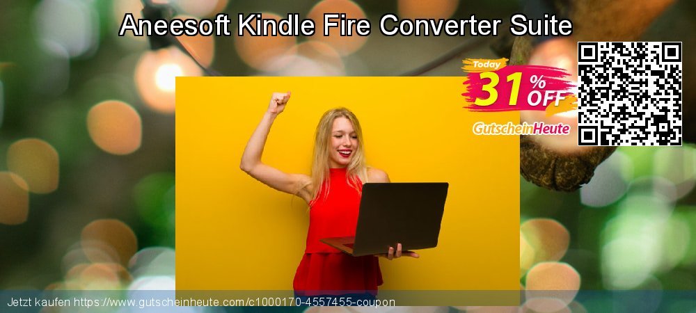 Aneesoft Kindle Fire Converter Suite exklusiv Verkaufsförderung Bildschirmfoto