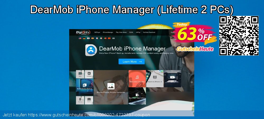 DearMob iPhone Manager - Lifetime 2 PCs  großartig Diskont Bildschirmfoto