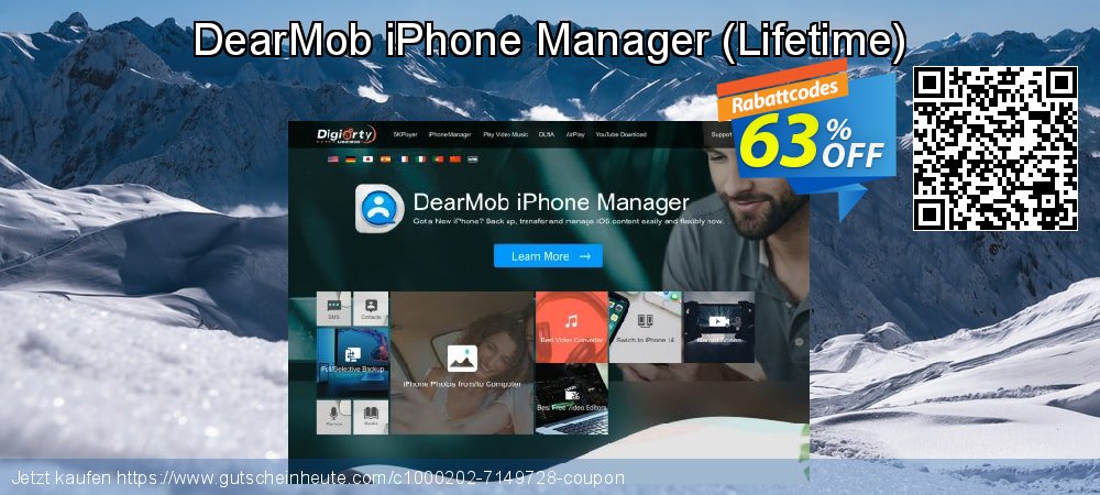 DearMob iPhone Manager - Lifetime  wunderbar Verkaufsförderung Bildschirmfoto
