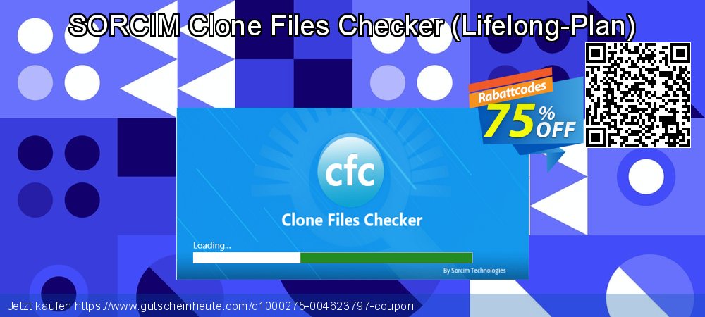 SORCIM Clone Files Checker - Lifelong-Plan  uneingeschränkt Promotionsangebot Bildschirmfoto