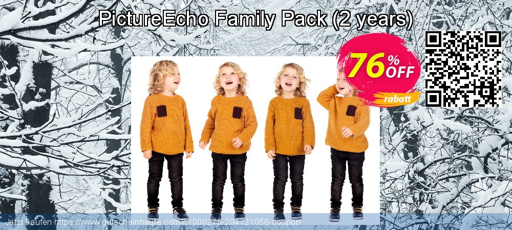 PictureEcho Family Pack - 2 years  wunderbar Promotionsangebot Bildschirmfoto