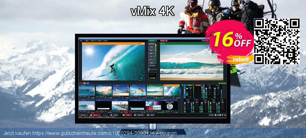 vMix 4K atemberaubend Rabatt Bildschirmfoto