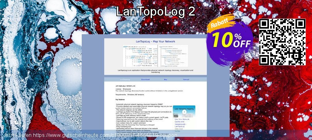 LanTopoLog 2 wunderbar Förderung Bildschirmfoto