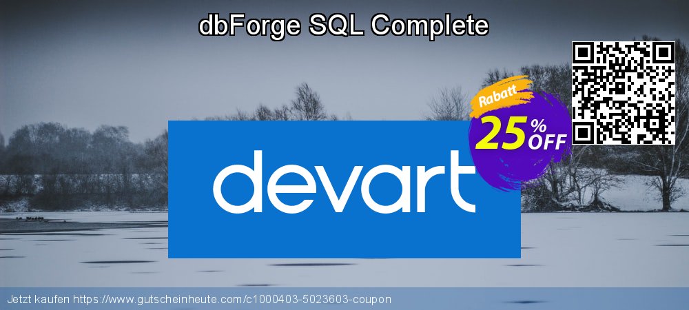 dbForge SQL Complete atemberaubend Verkaufsförderung Bildschirmfoto