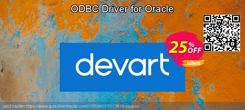ODBC Driver for Oracle umwerfenden Diskont Bildschirmfoto