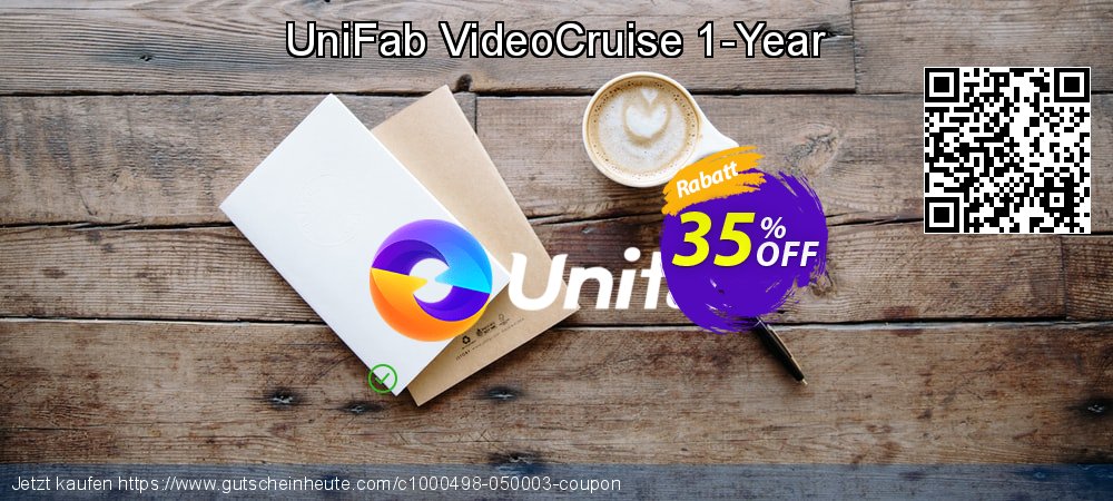 UniFab VideoCruise 1-Year verwunderlich Rabatt Bildschirmfoto