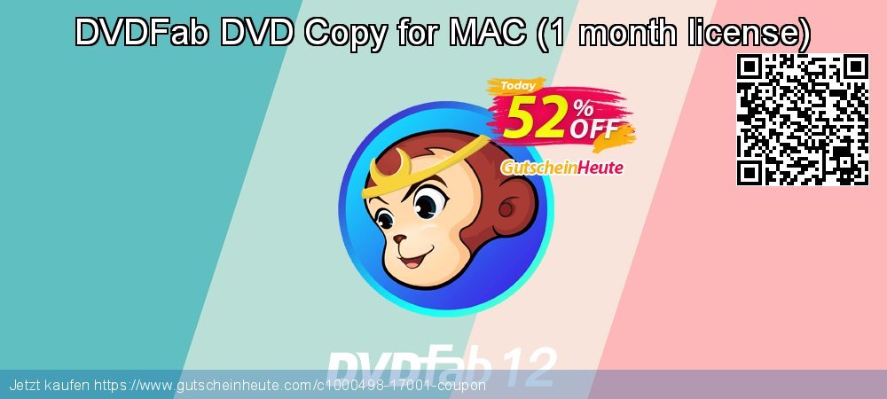 DVDFab DVD Copy for MAC - 1 month license  klasse Promotionsangebot Bildschirmfoto