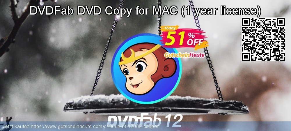 DVDFab DVD Copy for MAC - 1 year license  exklusiv Nachlass Bildschirmfoto