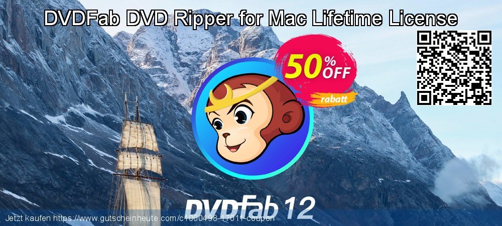 DVDFab DVD Ripper for Mac Lifetime License großartig Förderung Bildschirmfoto