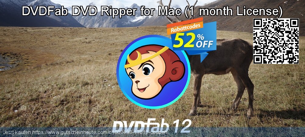 DVDFab DVD Ripper for Mac - 1 month License  wunderbar Beförderung Bildschirmfoto