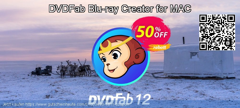 DVDFab Blu-ray Creator for MAC ausschließenden Preisnachlässe Bildschirmfoto