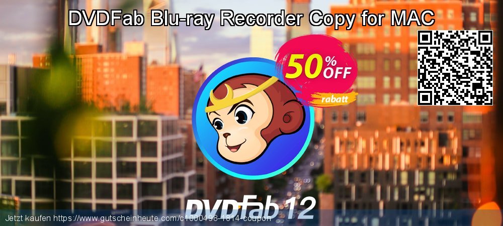 DVDFab Blu-ray Recorder Copy for MAC Sonderangebote Promotionsangebot Bildschirmfoto