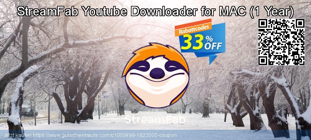StreamFab Youtube Downloader for MAC - 1 Year  besten Beförderung Bildschirmfoto