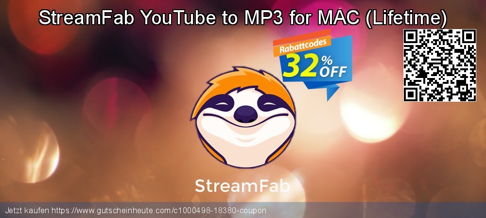 StreamFab YouTube to MP3 for MAC - Lifetime  verblüffend Diskont Bildschirmfoto