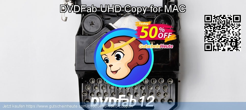 DVDFab UHD Copy for MAC erstaunlich Preisnachlässe Bildschirmfoto