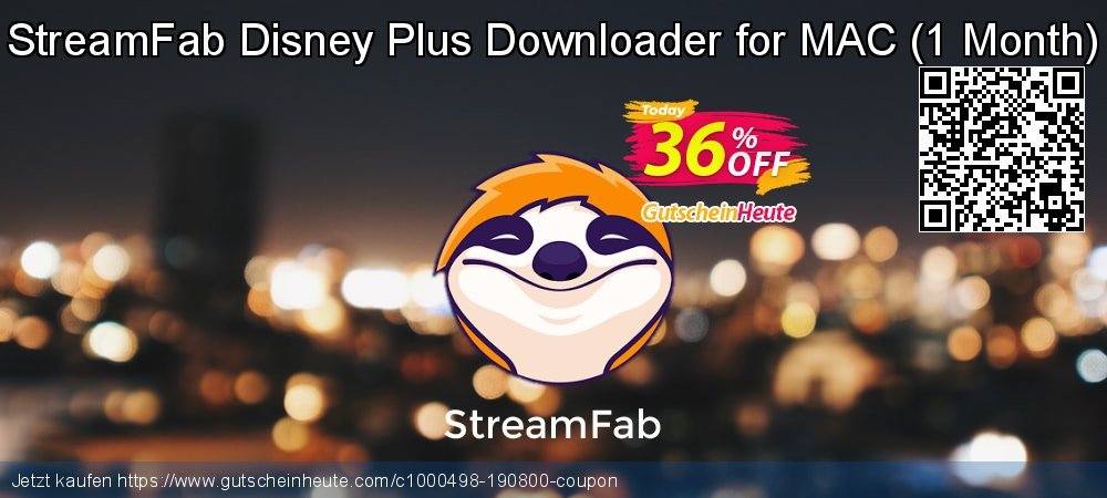 StreamFab Disney Plus Downloader for MAC - 1 Month  wunderschön Angebote Bildschirmfoto