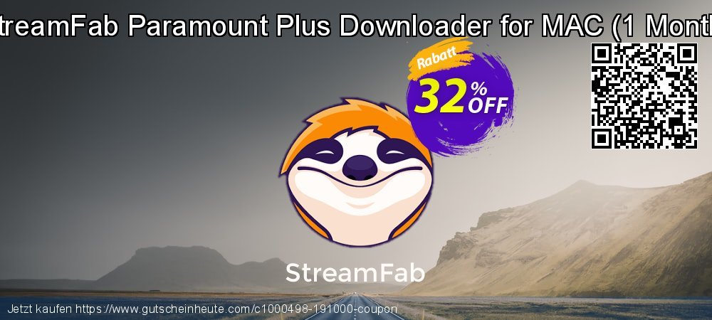 StreamFab Paramount Plus Downloader for MAC - 1 Month  aufregende Sale Aktionen Bildschirmfoto