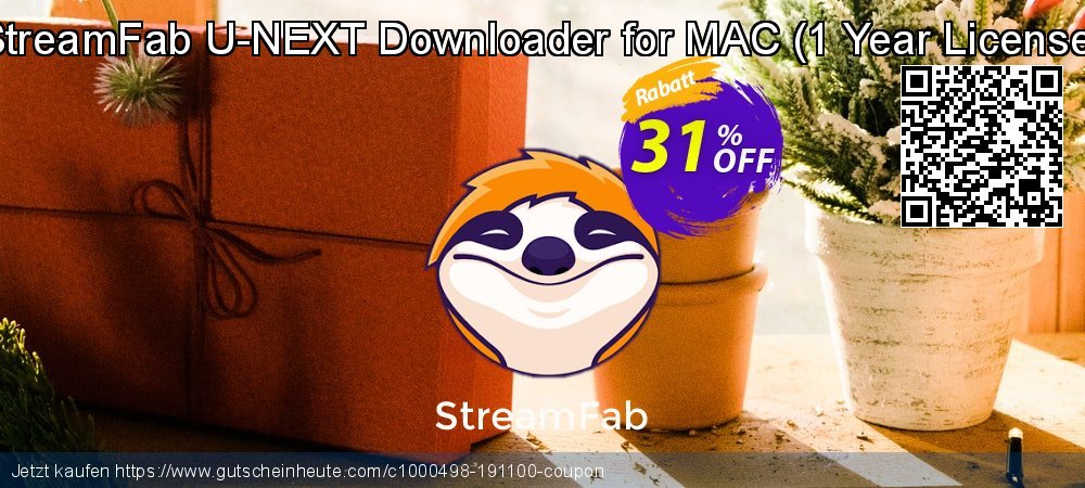 StreamFab U-NEXT Downloader for MAC - 1 Year License  ausschließenden Förderung Bildschirmfoto