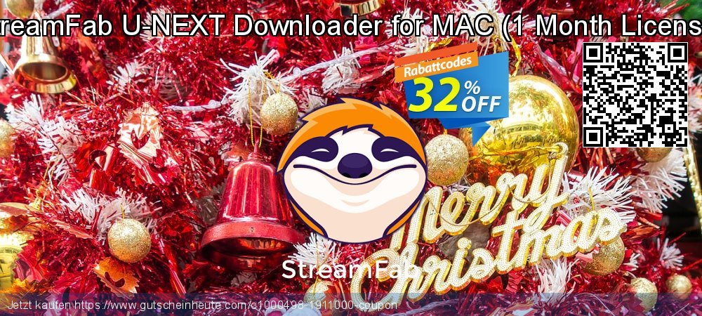 StreamFab U-NEXT Downloader for MAC - 1 Month License  ausschließlich Preisnachlässe Bildschirmfoto