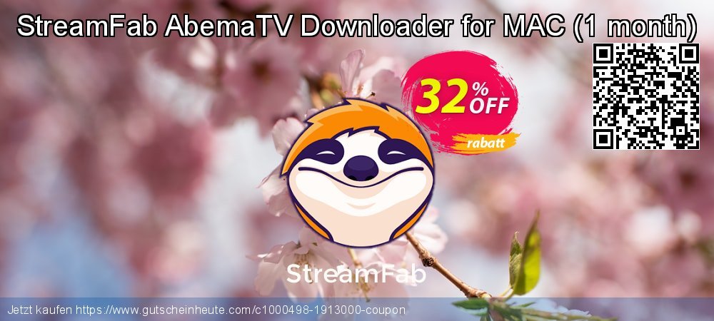 StreamFab AbemaTV Downloader for MAC - 1 month  toll Förderung Bildschirmfoto