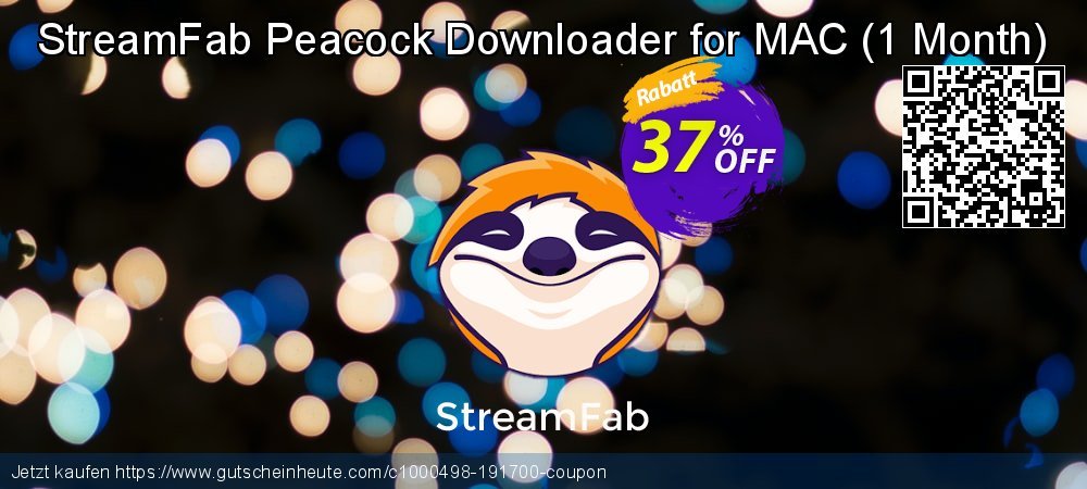 StreamFab Peacock Downloader for MAC - 1 Month  verblüffend Preisnachlässe Bildschirmfoto