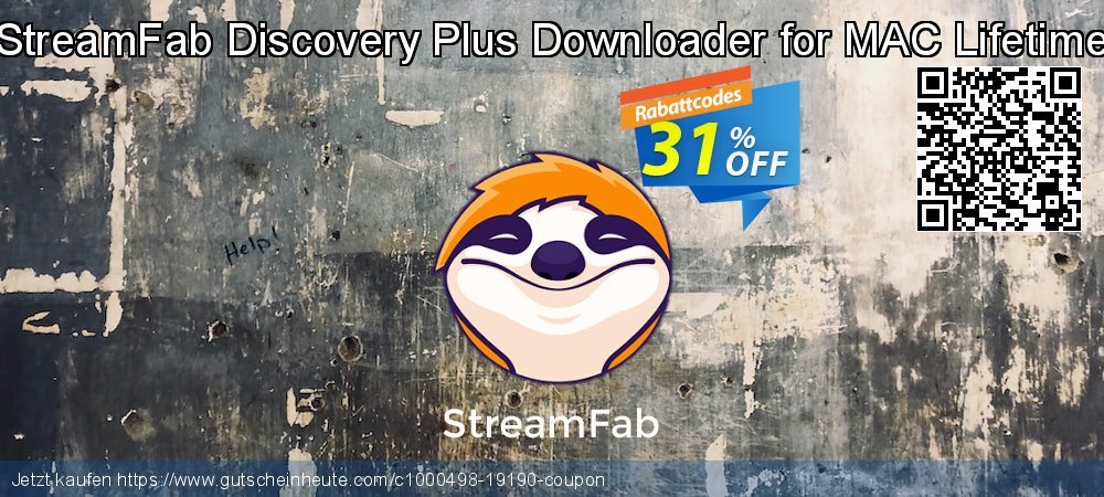 StreamFab Discovery Plus Downloader for MAC Lifetime verwunderlich Rabatt Bildschirmfoto
