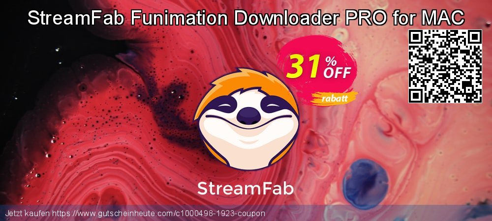 StreamFab Funimation Downloader PRO for MAC beeindruckend Außendienst-Promotions Bildschirmfoto