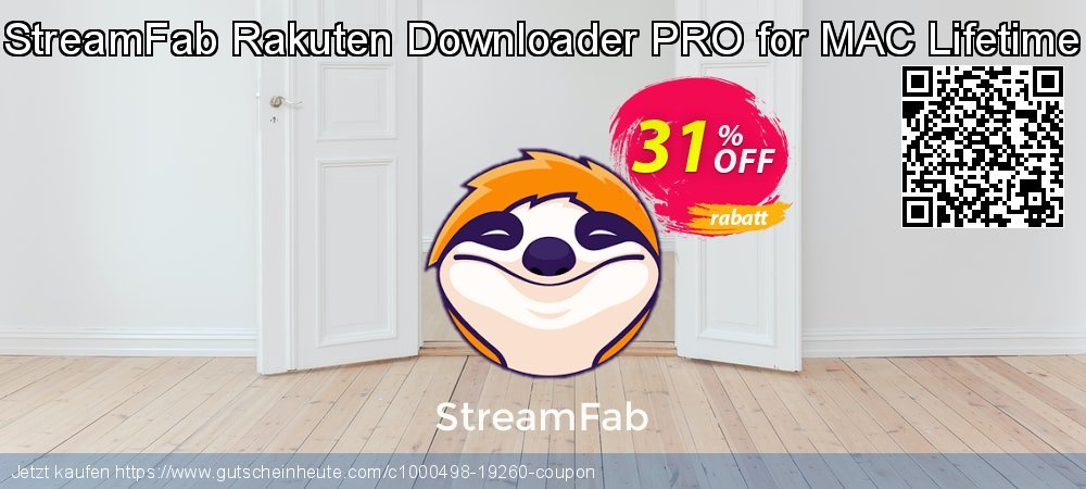 StreamFab Rakuten Downloader PRO for MAC Lifetime geniale Preisnachlässe Bildschirmfoto