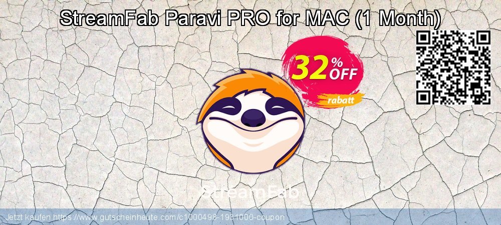 StreamFab Paravi PRO for MAC - 1 Month  fantastisch Außendienst-Promotions Bildschirmfoto