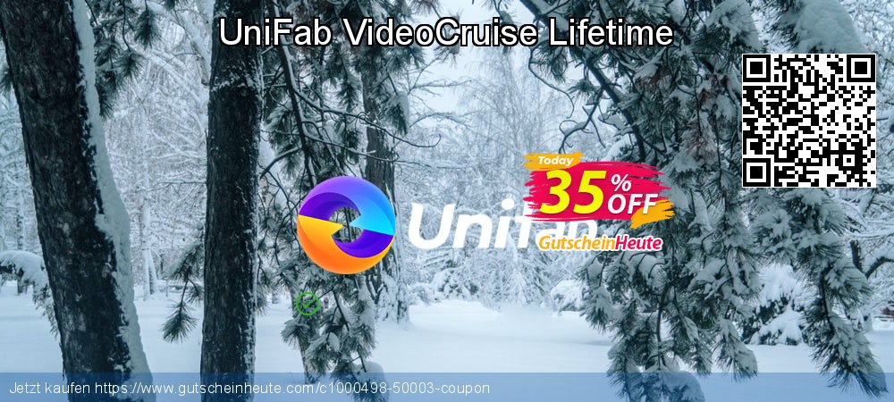 UniFab VideoCruise Lifetime formidable Verkaufsförderung Bildschirmfoto