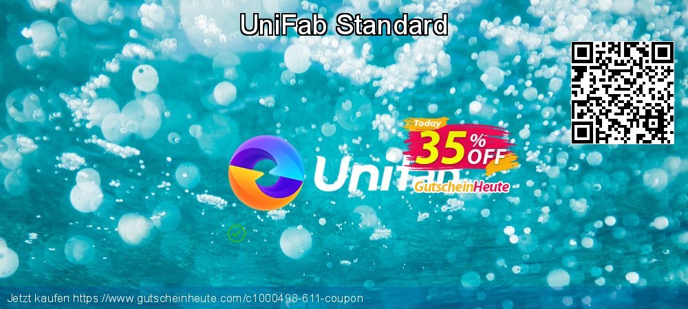 UniFab Standard ausschließlich Preisreduzierung Bildschirmfoto