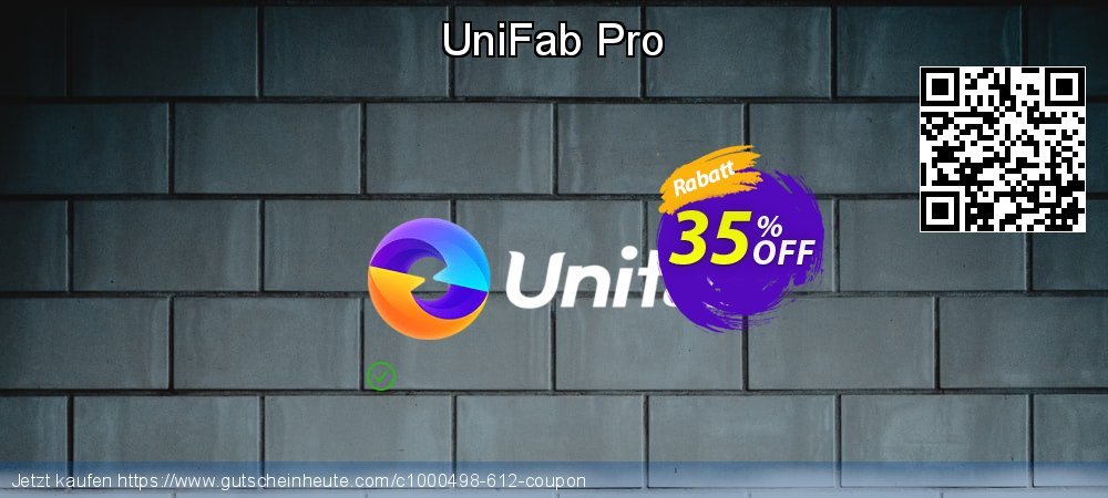 UniFab Pro ausschließenden Preisnachlass Bildschirmfoto