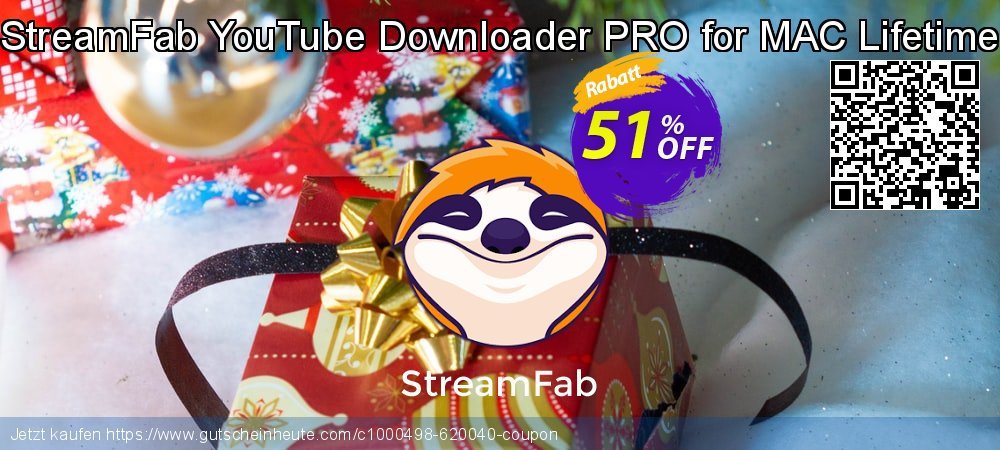 StreamFab YouTube Downloader PRO for MAC Lifetime genial Außendienst-Promotions Bildschirmfoto