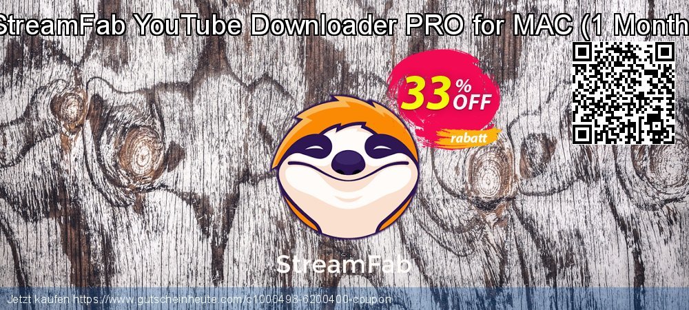StreamFab YouTube Downloader PRO for MAC - 1 Month  umwerfenden Preisnachlass Bildschirmfoto