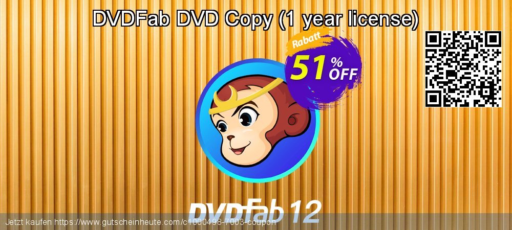 DVDFab DVD Copy - 1 year license  formidable Disagio Bildschirmfoto