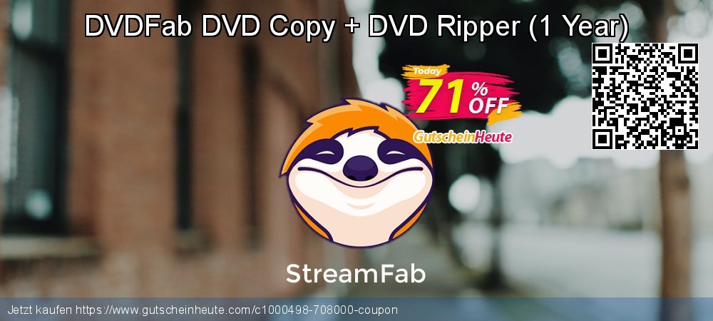 DVDFab DVD Copy + DVD Ripper - 1 Year  großartig Preisreduzierung Bildschirmfoto
