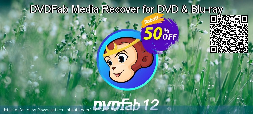 DVDFab Media Recover for DVD & Blu-ray überraschend Förderung Bildschirmfoto