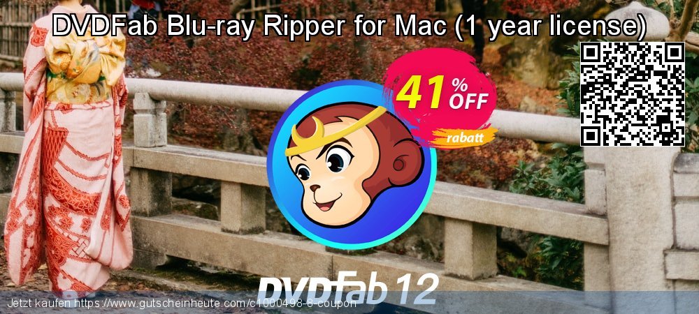 DVDFab Blu-ray Ripper for Mac - 1 year license  aufregende Sale Aktionen Bildschirmfoto